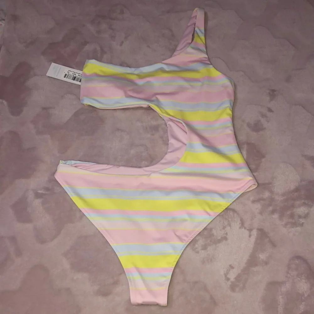BRAND NEW Frankies Bikinis Seraphina Summer Stripe One Piece
